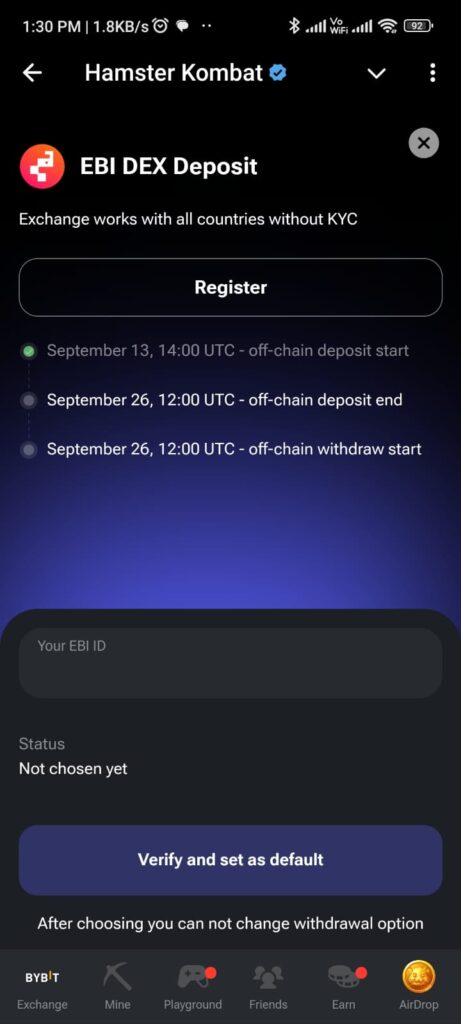 EBI Exchange APK